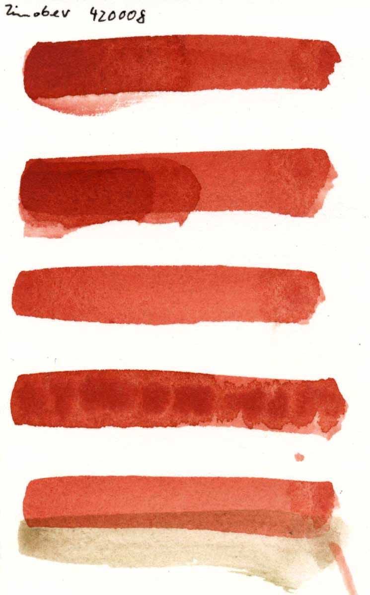 Kremer akvarel - rumělka (plast, 3 x 1,8 x 1 cm)